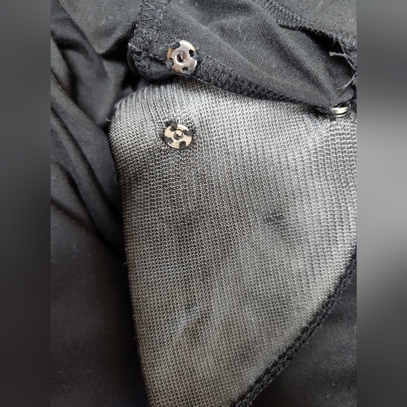 Bob Mackie black open front cardigan - Picture 5 of 8